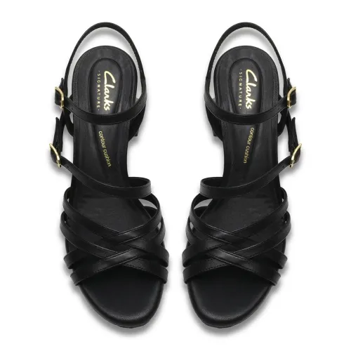 Clarks - Ezoria Strap Black Leather