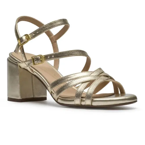 Clarks - Ezoria Strap Gold Leather