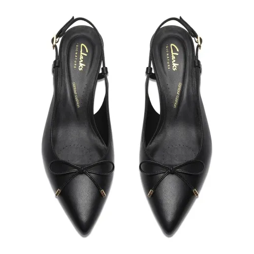 Clarks - Zarey Bow Black Leather