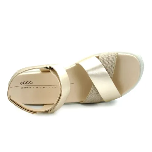 Ecco - Ecco Flowt Wedge Lx W Pure Wh Gold