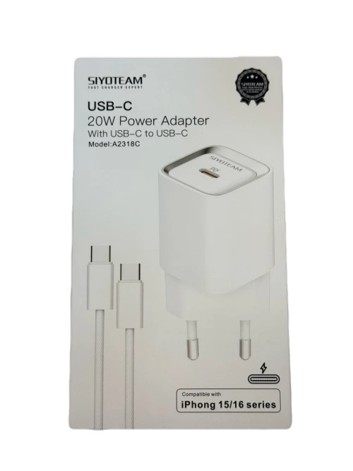 Siyoteam Power Adapter 20W USB-C