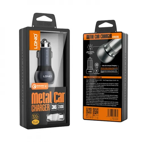 Siyoteam Fast Car Charger Lightning 36W
