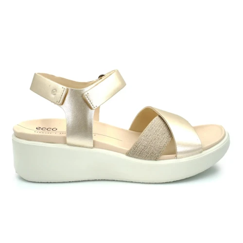 Ecco - Ecco Flowt Wedge Lx W Pure Wh Gold