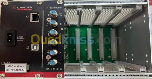STATION CAHORS 8 DVBS2X 8 MUX-QPSK COFDM