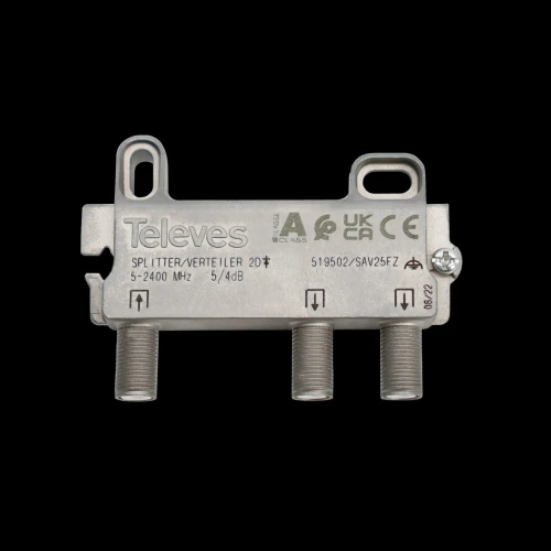 répartiteur F 2W splitter 5...2400MHz 5/4dB