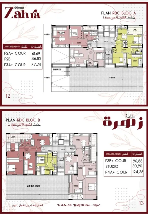 Vente Appartement F2 F3 Alger Bordj el kiffan