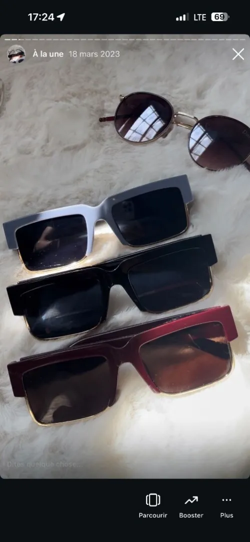 Lot de lunettes hommes et femmes vue et solaire prix liquidation