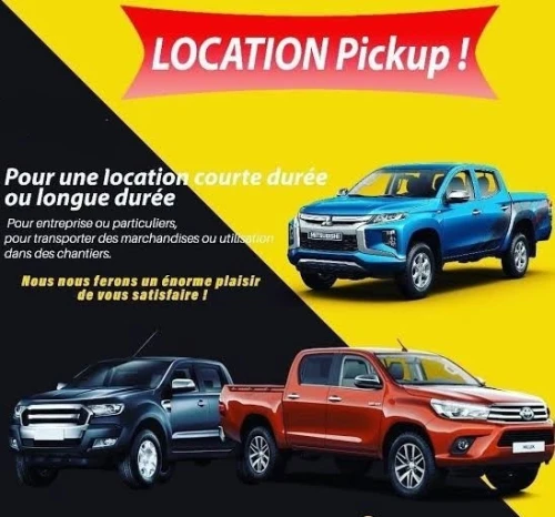 Location pick-up 4x4 double cabine & pickup 4x2 & véhicule 4x4 & utilitaire 