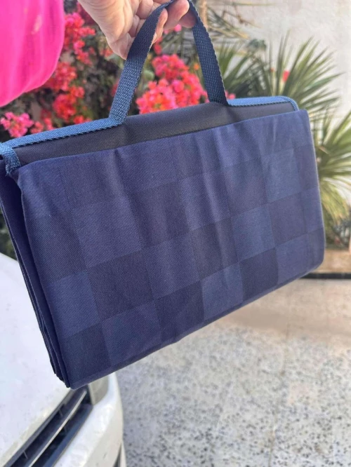 Tapis De Plage et pique-nique imperméable ,Pliable /Gris./Cappuccino .