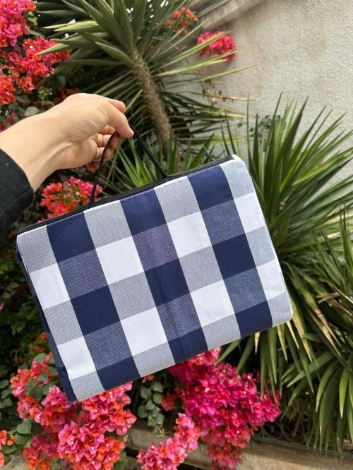 Tapis De Plage et pique-nique imperméable ,Pliable /Gris./Cappuccino .