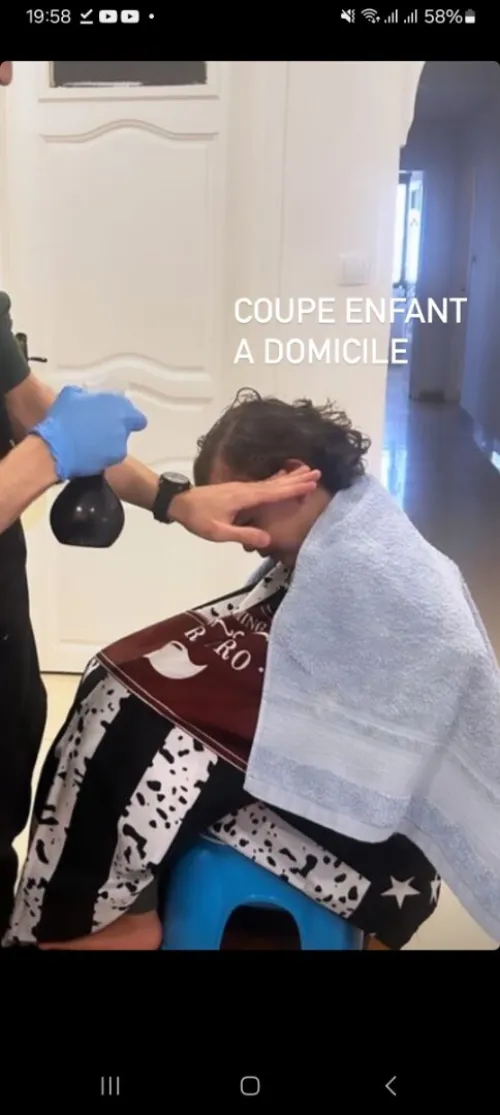 Coiffeur enfants à domicile 