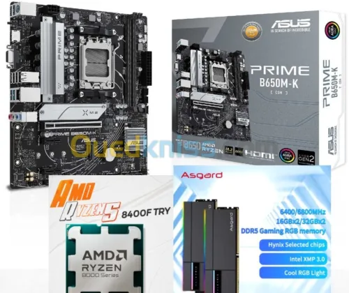 asus prime b650MK 5 8400F ram 16X2 6400mhz