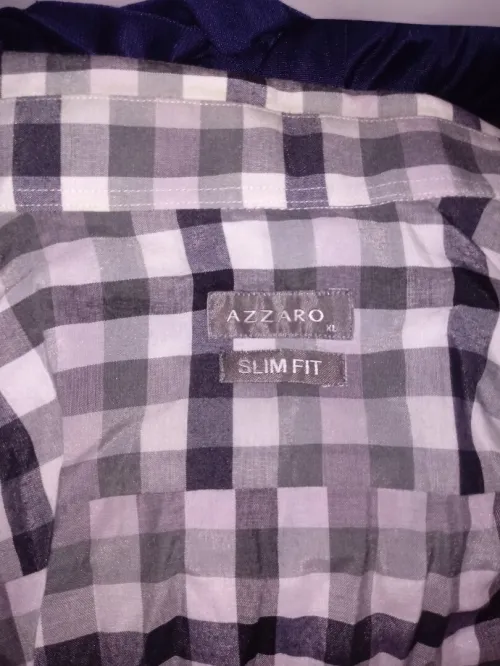 Chemise AZZARO originale taille XL slim fit