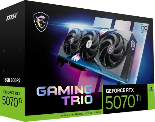 GPU GeForce RTX 5070 Ti 16Go GAMING TRIO OC GDDR7