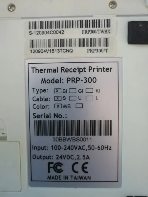 Imprimante Thermique TYSSO PRP-300