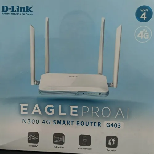 MODEM ROUTEUR 4G D-LINK G403 EAGLE PRO AI N300 (SMART ROUTER MODEM)