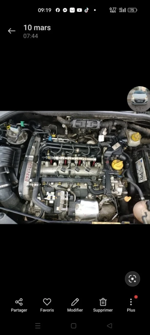 Piece moteur Fiat tipo 1.6 multijet 2017