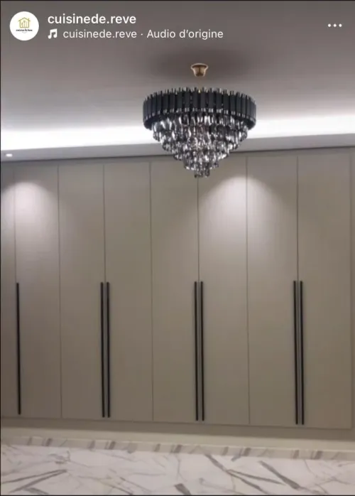 Dressing placard sur mesure moderne mdf high gloss خزانة ملابس