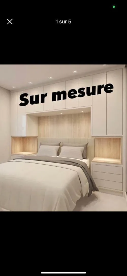 Chambre à coucher moderne sur mesure