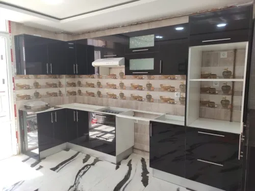 Cuisine équipée moderne sur mesure MDF HIGH GLOSS مطابخ مجهزة عصرية