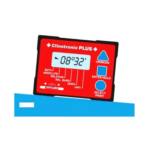 Inclinomètre Niveau electronique de precision, niveau d ingenieur Clinotronic PLUS 45