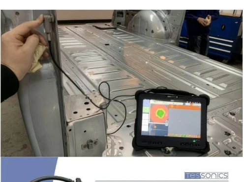 Détecteur de défauts à ultrasons 3D (CND/NDT) Contrôle qualité soudures points et liaisons adhésives