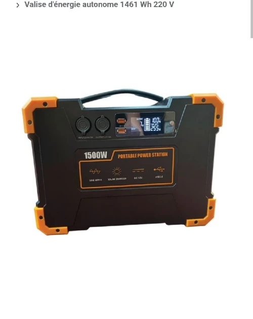 Station denergie autonome portable