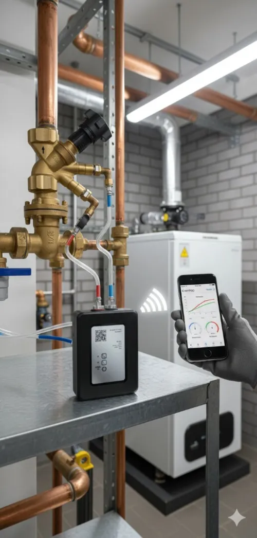 Appareil de mesure d'équilibrage hydraulique CVC OVENTROP OV-DMC 3 avec fonction WIFI