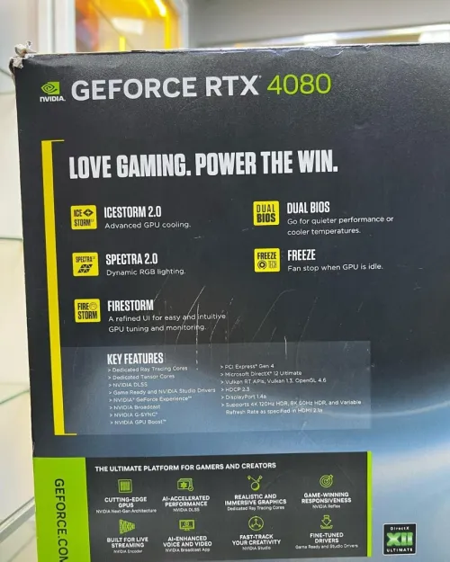 NVIDIA ZoTac GEFORCE RTX 4080