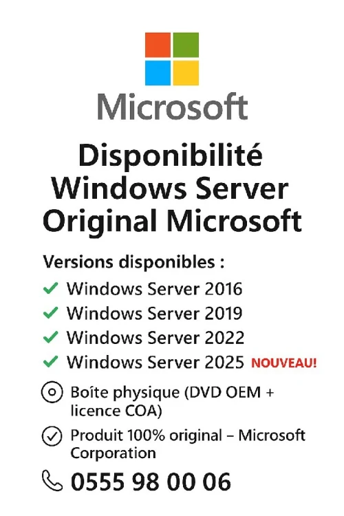 windows Server Coffret 