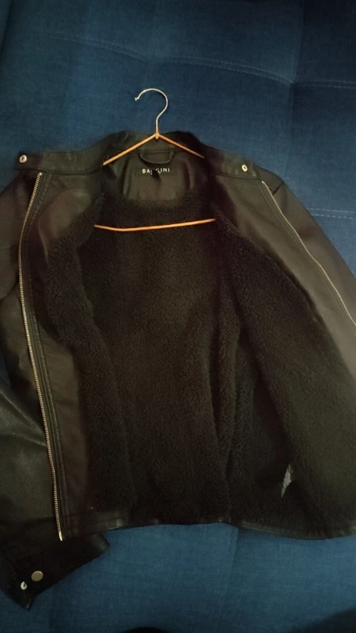 veste en cuire + doudoune Nautika