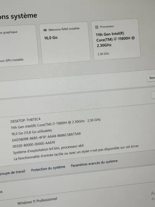 ACER NITRO 5 I7-11800H 16GB 512G RTX 3060 6G 165Hz