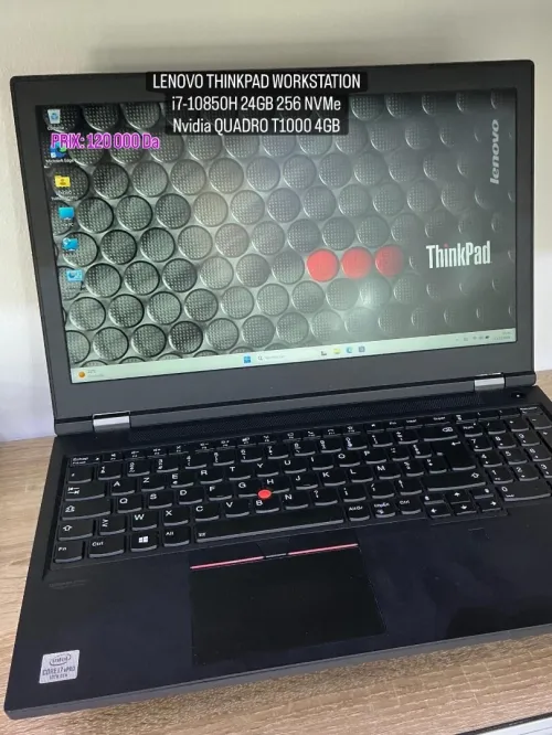 LENOVO ThinkPad P15 Gen1 Workstation I7-1085H 24GB 256 SSD NVMe Quadro T1000 (4 GB )