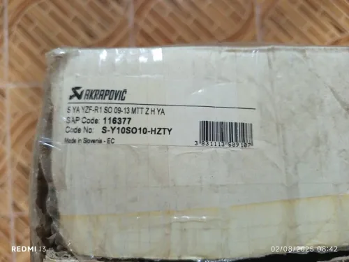 Echappement akrapovic