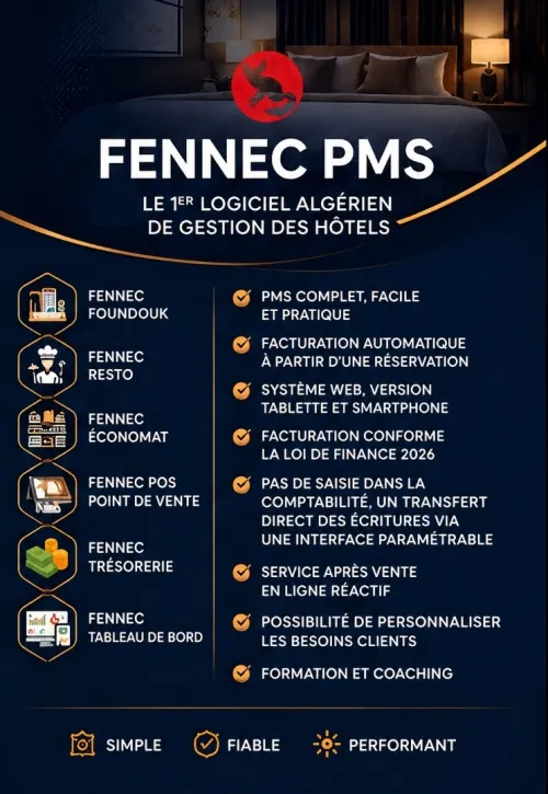 Fennec PMS Logiciel de gestion hôtelière