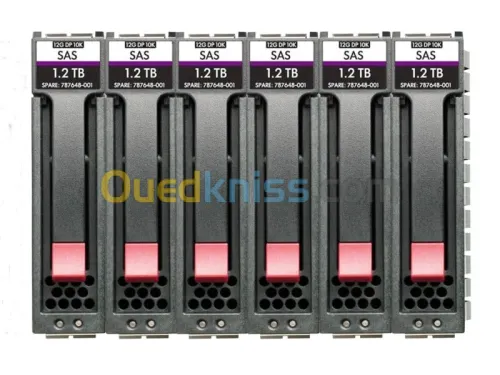 Bundle de 6 disques durs HPE MSA 14.4 To SAS 12G Enterprise 10 000 tr/min
