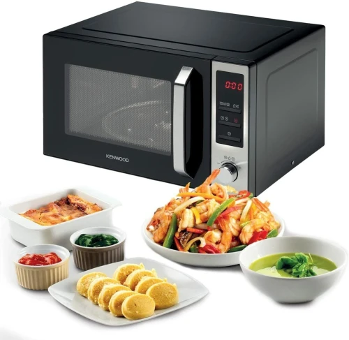 Kenwood Four à micro-ondes, 25L , 800 W, noir/argenté, 