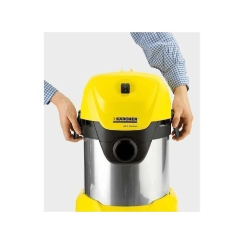 ASPIRATEUR SEC ET HUMIDES Karcher WD3 INOX - 2EN1-17L-1000W