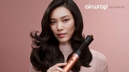 dyson Airwrap Co-anda 2 x Straight & Wavy boucleur mulifonction 6en1 - HS09 AMBER SILK - 1700W