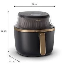 Friteuse sans huile Philips Airfryer NA342/09-7,2L-NA342/09-16 modes de cuisson
