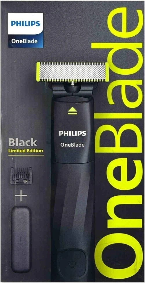 Rasoir électrique philips OneBlade Pack cadeau QP1424 - 1 sabot réglable 5 en 1 -  coffret de voyage haut de gamme- Autonomie 30 min