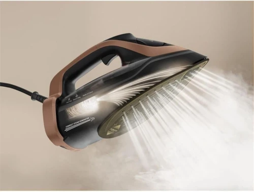 TEFAL Fer à repasser Ultimate Power Pro, 3200 W, Débit 85 g/min, 5 réglages automatiques - FV9E50E0