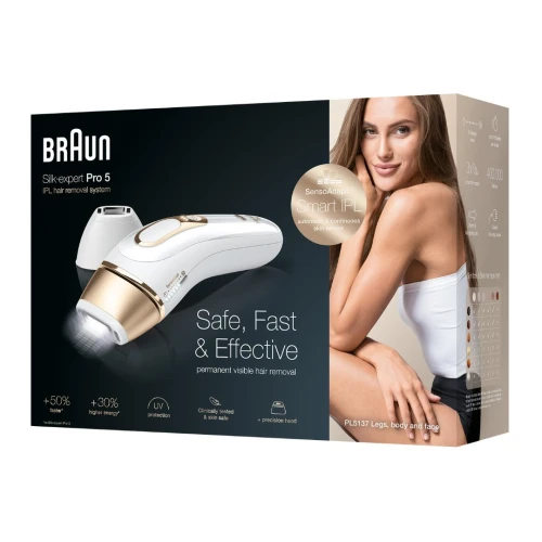 epilateur laser BRAUN Silk expert Pro 5 PL5137 3 ACCESSOIRES 400 000 flashes