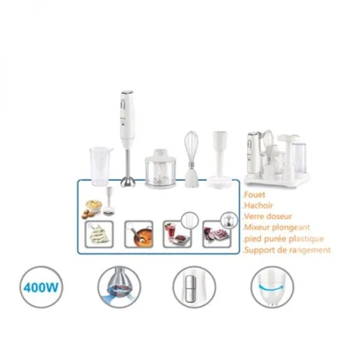 BRAS Mixeur multifonctions Robuste  6 En 1 400W MP6EN1  خلاط متعدد الوظائف