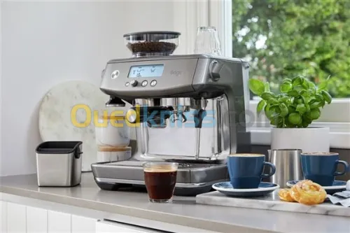 Machine a cafe broyeur Expresso SAGE The Barista Pro ACIER - SES878BSS4EEU1-9 bars - Écran LCD -
