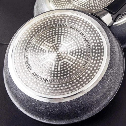 Batterie de cuisine 3 PCS avec poignées amovibles Inginio Mineralia Force TEFAL