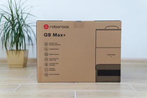 roborock Q8 Max+ Robot Aspirateur Laveur -5500Pa  -Vidage automatique 