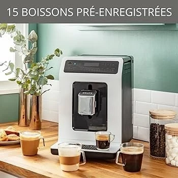 Machine a cafe broyeur avec tasses de lait  KRUPS EA890110 EVIDENCE - 15 bars