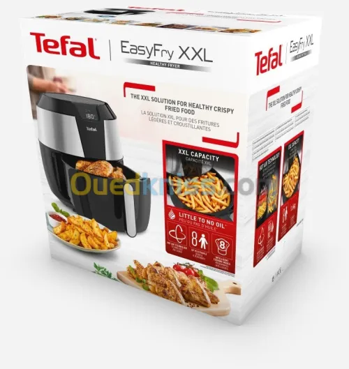 Easy Fry XXL EY701D15 Air Fryer  - friteuse sans huile TEFAL 5,6 L - 8 programmes 1850W