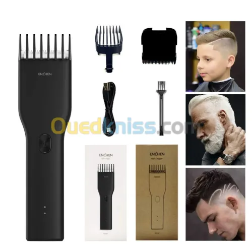 XIAOMI tondeuse à cheveux Enchen Boost USB charge rapide ماكينة قص الشعر الكهربائية سريعة الشحن